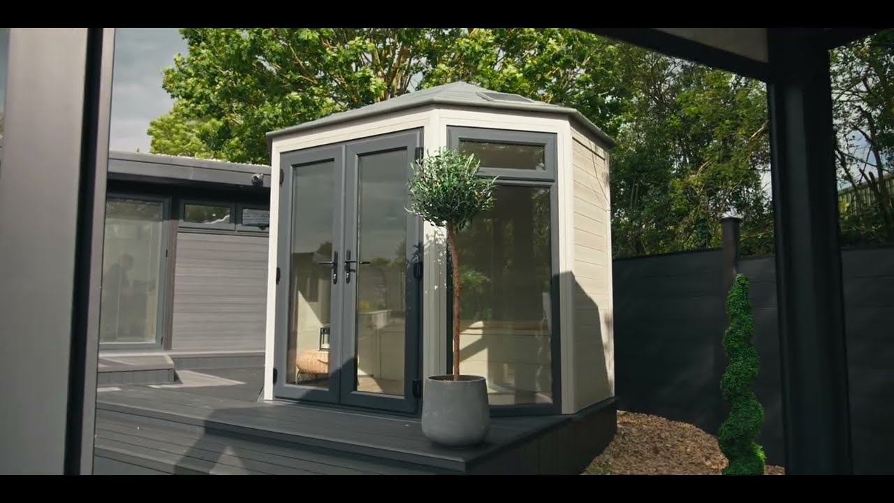 Stretched Octagonal Composite Summer House