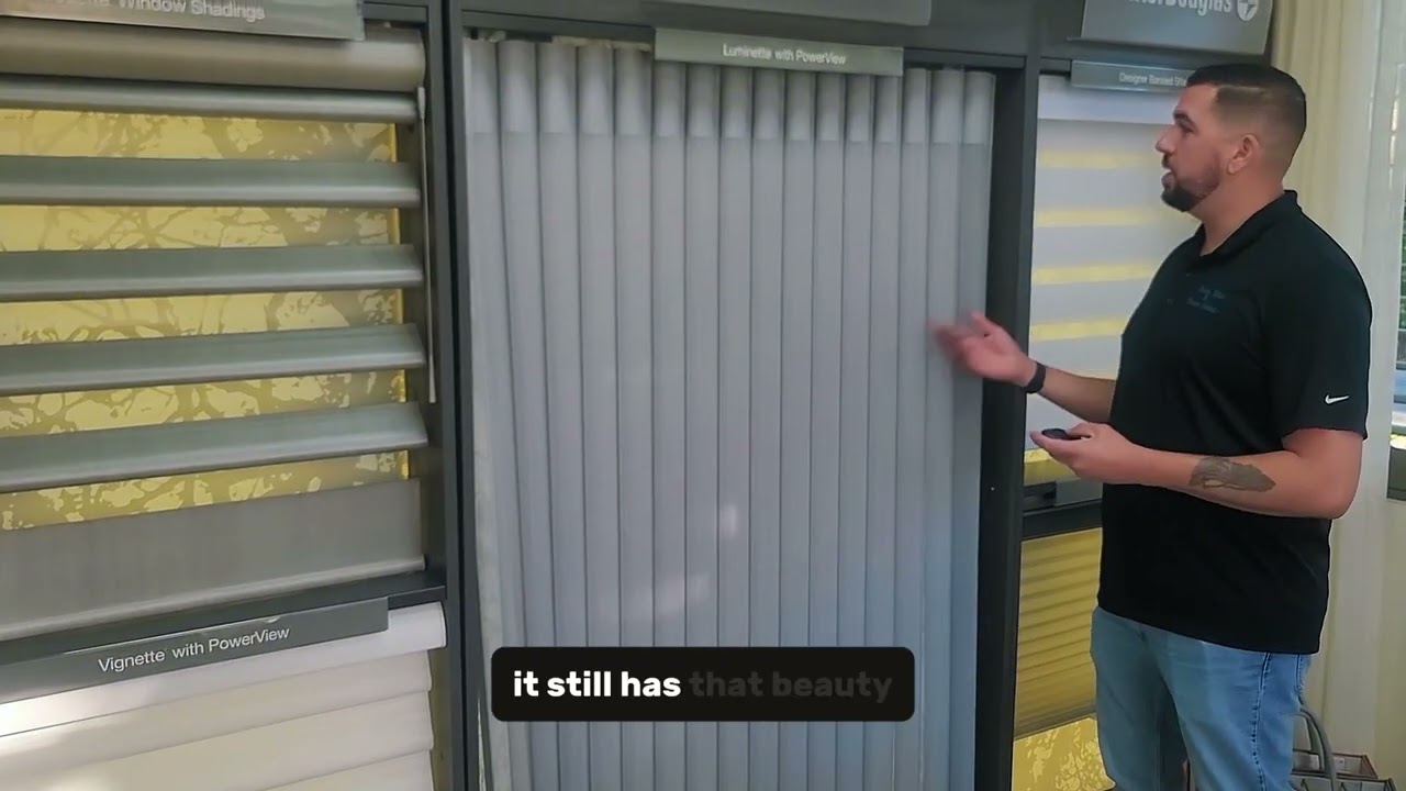 Luminette ☀️ Hunter Douglas 🌱 presented by Dustin Ortiz (Design Blind & Drapery Service Showroom)