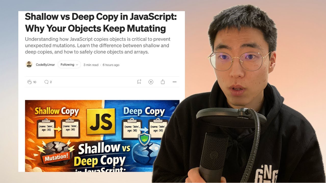 Поверхностное и глубокое копирование в JavaScript: почему ваши объекты постоянно изменяются