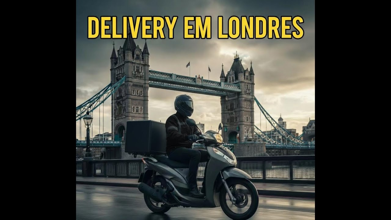 Muitas entregas no delivery na Inglaterra.
