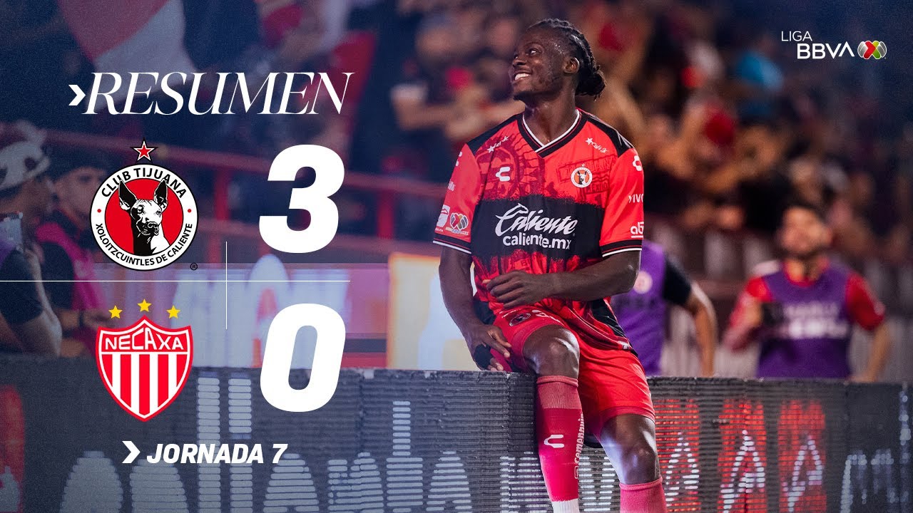 XOLOS 3-0 NECAXA J7 | Gil Mora y Frank Boya lideran goleada del Xolaje | Apertura 2025