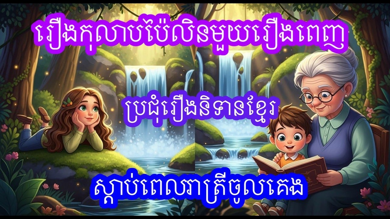រឿងកុលាបប៉ៃលិនមួយរឿងពេញ\ប្រជុំរឿងនិទានខ្មែរស្តាប់ពេលរាត្រីចូលគេងលក់ស្រួល\Khmer fairy tale collection