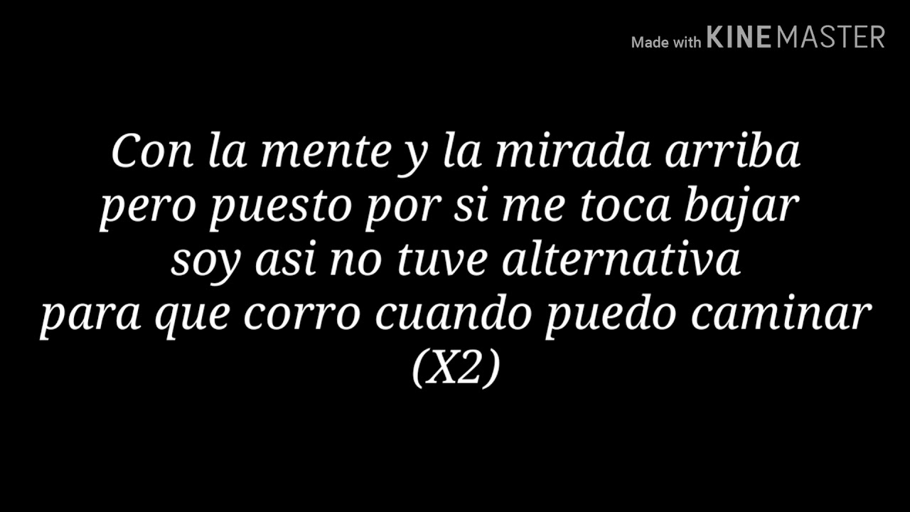 Como diablo// Toser One// Letra