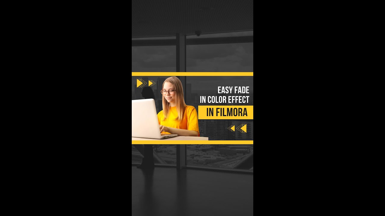 Easy Fade In Color Effect In Filmora [Shorts]