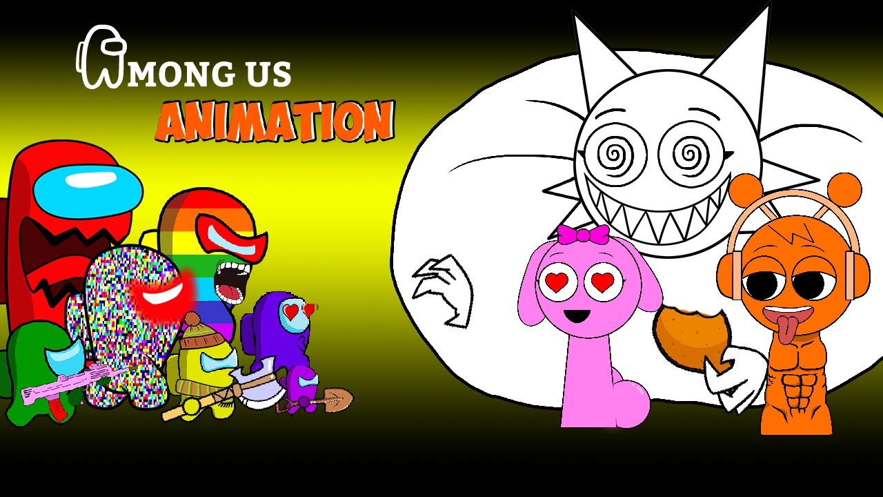어몽어스 Among Us VS Incredibox Sprunki OC Retake but FAT | AMONG US FUNNY ANIMATION
