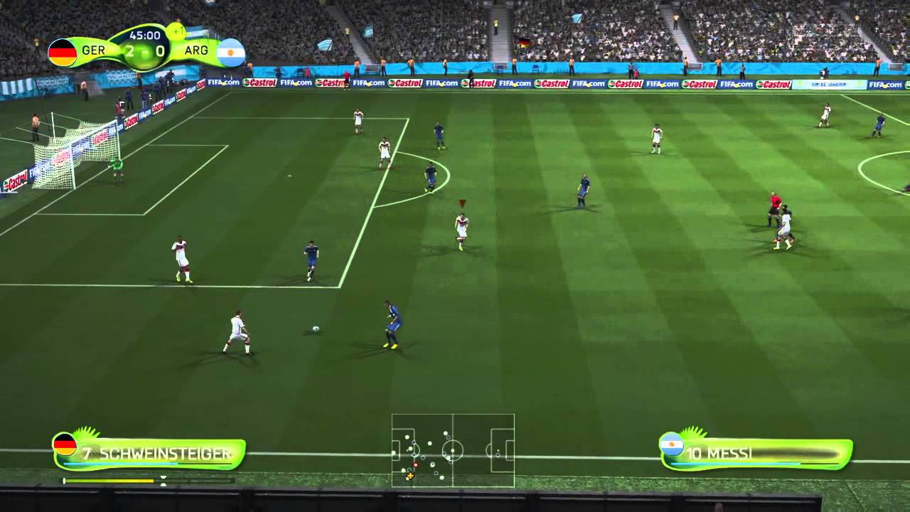 FIFA 14 World Cup Final: Germany v Argentina (Full Match)