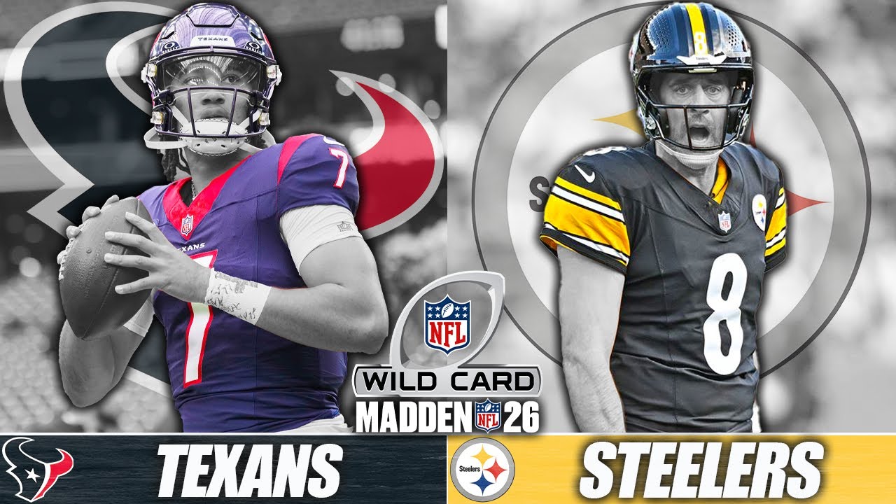 Texans vs Steelers | Wild Card NFL Playoffs | Madden 26 PS5 Gameplay