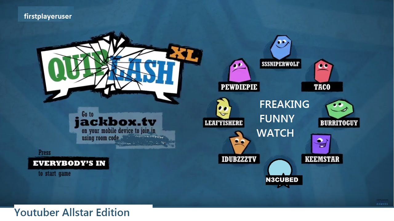 Jackbox Party Game  | Youtubers Game Live Interactive Play | PS4