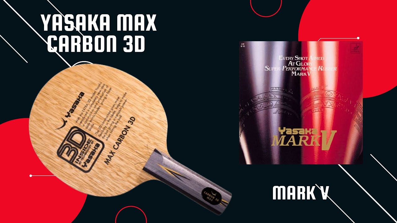 🔝 Montei uma Raquete Yasaka Max Carbon 3D! 🔝#tenisdemesa #tabletennis #pingpong