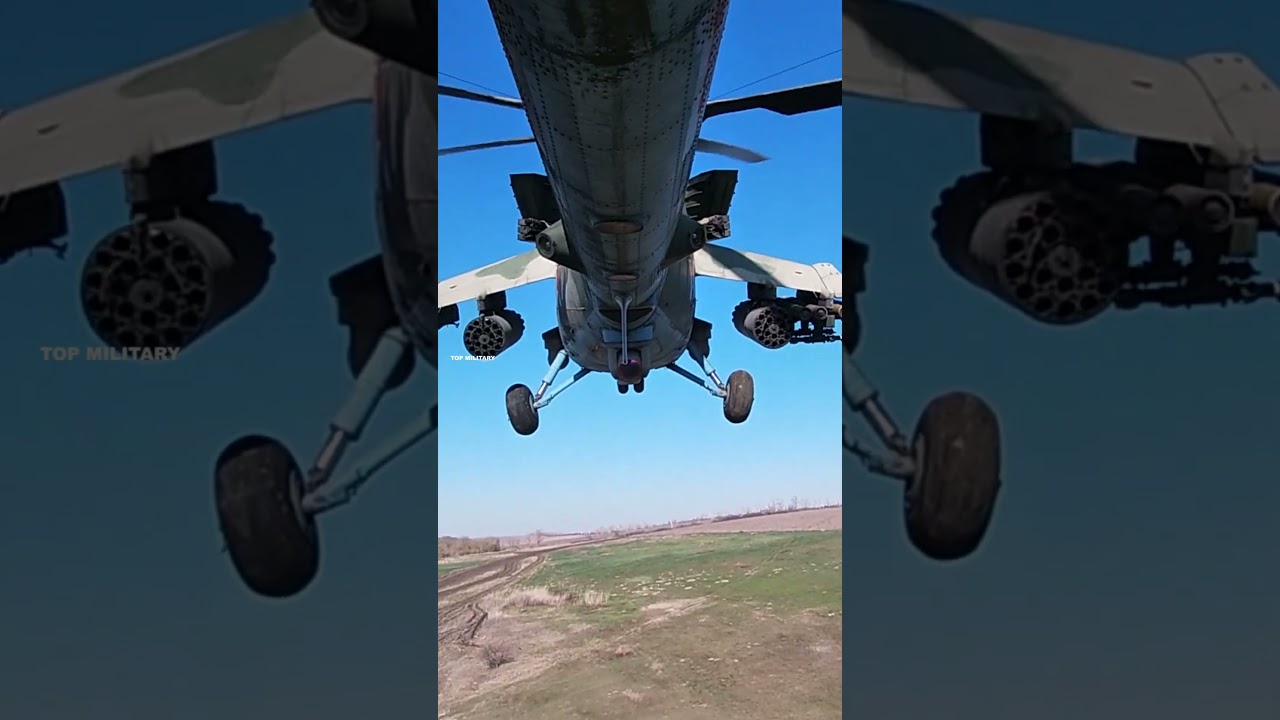 Боевая работа Ми-35 / Mi-35 in the SMO zone