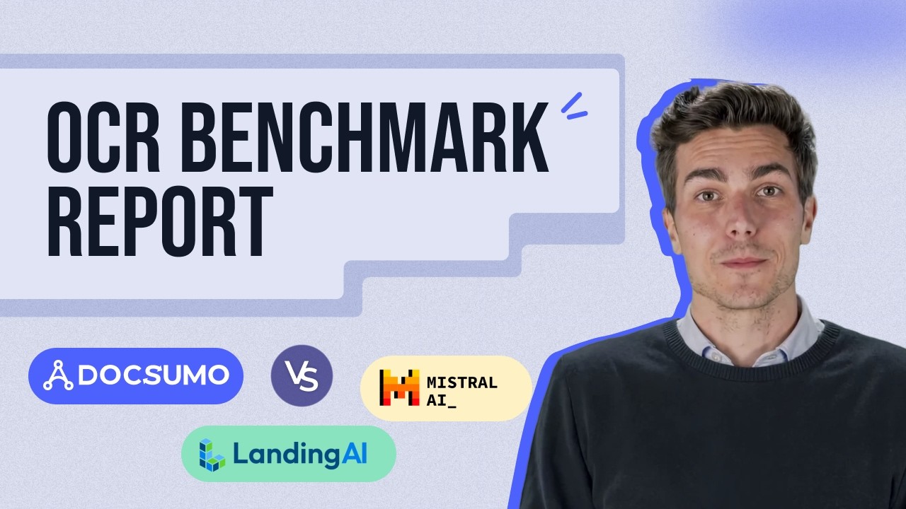 OCR Benchmark Report: Docsumo vs Mistral vs Landing AI