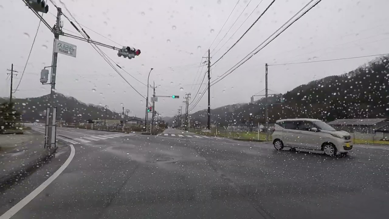 【但馬ドライブ】豊岡市日高町栗山→岩中交差点まで 2026.1.1