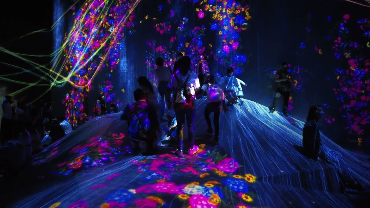 【4K】World’s First Digital Art Museum | Tokyo TeamLab Borderless - Part1【2022】#JapanTravelVlog