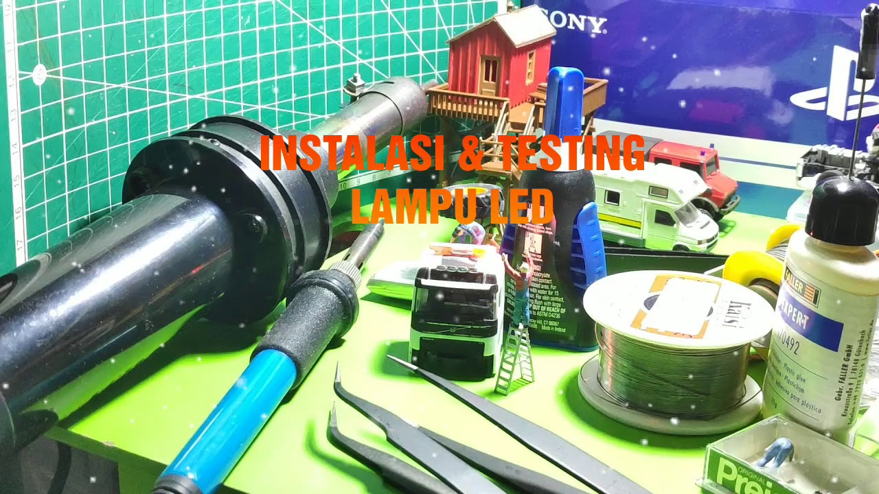 Installation & testing of LED lights on HERPA Volvo FH16 1/87