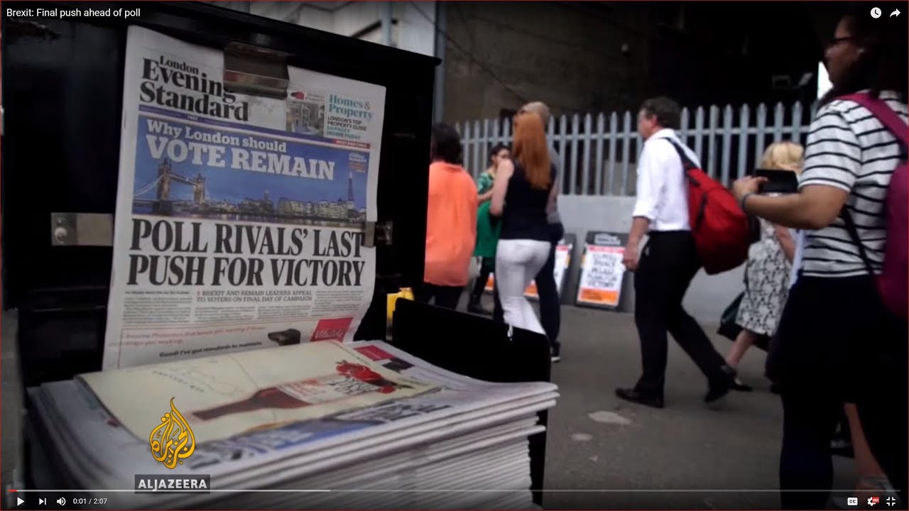 Brexit: Final push ahead of poll
