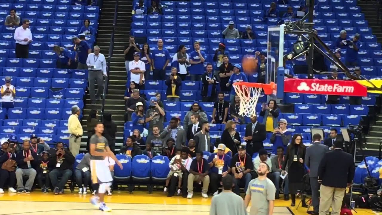 Steph Curry Pregame Practice