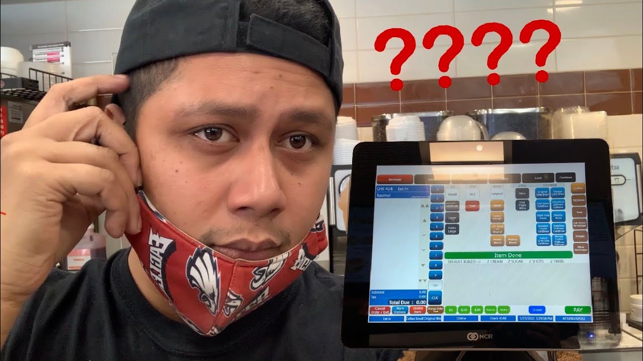 WHY DUNKIN DONUTS REGISTER SO COMPLICATED?!