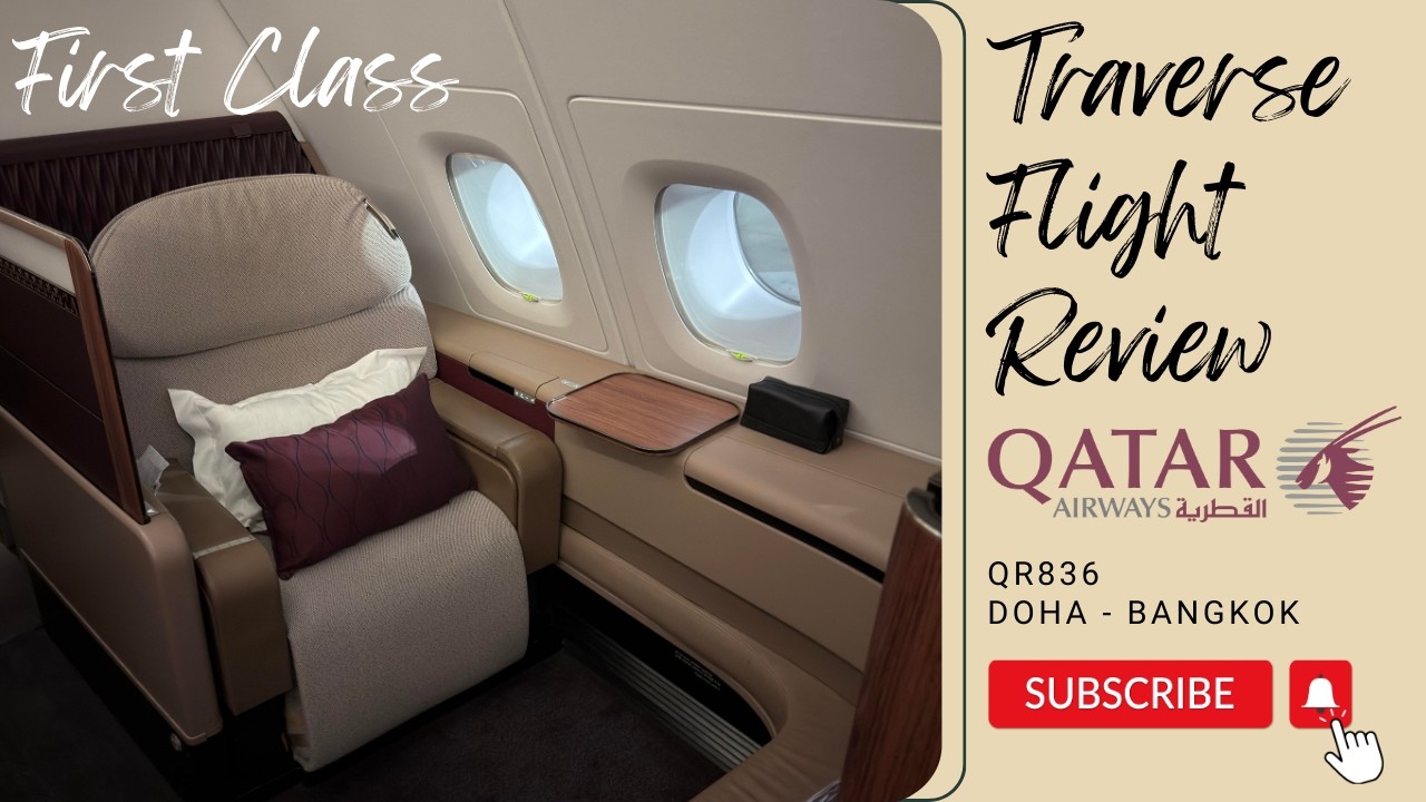 Qatar A380 First Class Review Doha-Bangkok