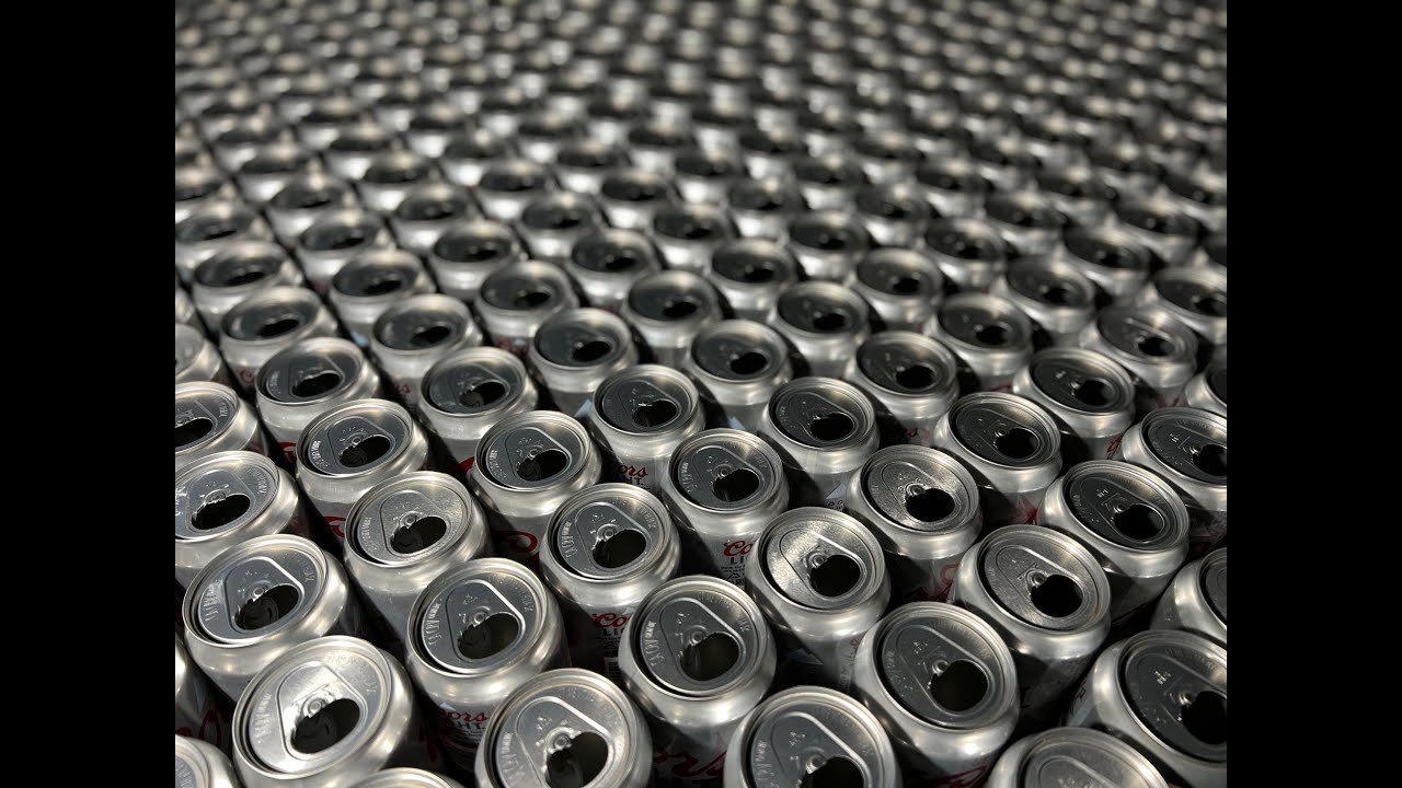 Huge Can Meltdown - Melting 420 Coors Light Beer Cans - Is It Worth Your Time Melting Aluminum Cans