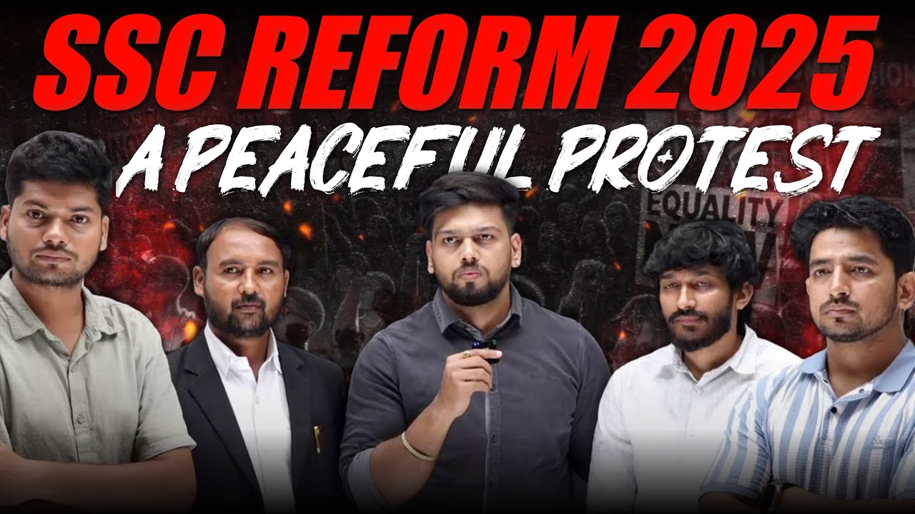 SSC EXAMS REFORMS 2025 | A PEACEFUL PROTEST| STUDENT NOT INVOLVE IN THIS