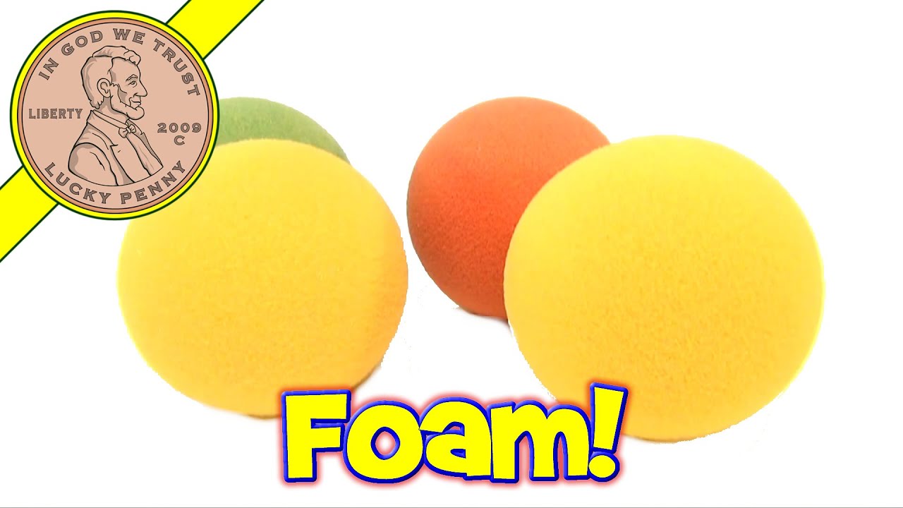 Vintage Set of Original Nerf Balls - Yellow - Red - Green - Nerf Basketball Hoop, Parker Brothers