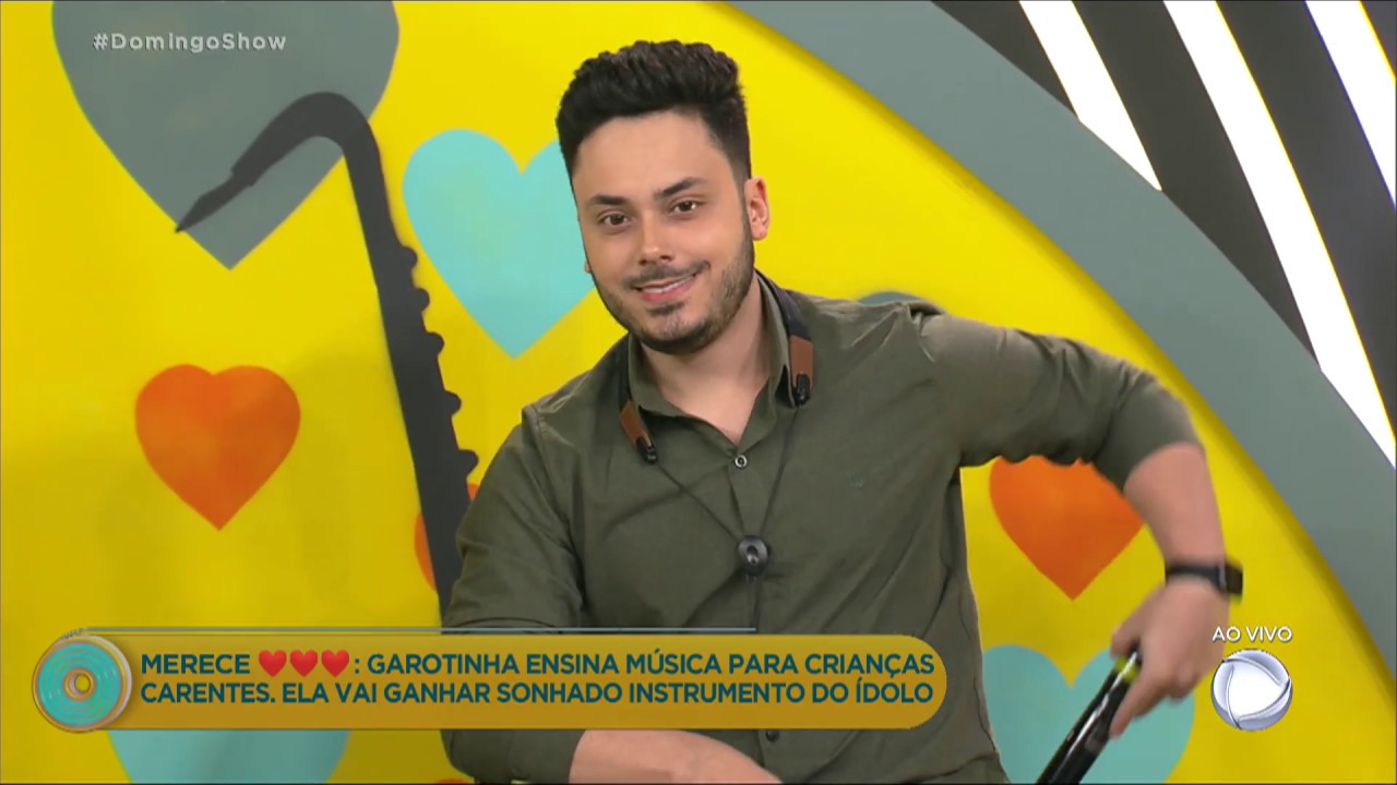 Caio Mesquita conhece a história da menina Ana Rebeca