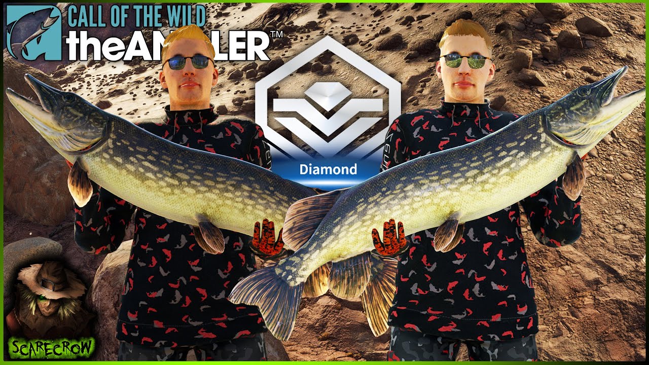 GIANT Diamond Pike Fight SUPER HARD! Fishing With Swimbaits & Poppers In Call of the wild The Angler