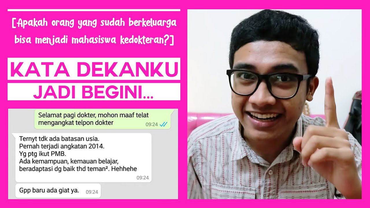Batas Usia Masuk Fakultas Kedokteran