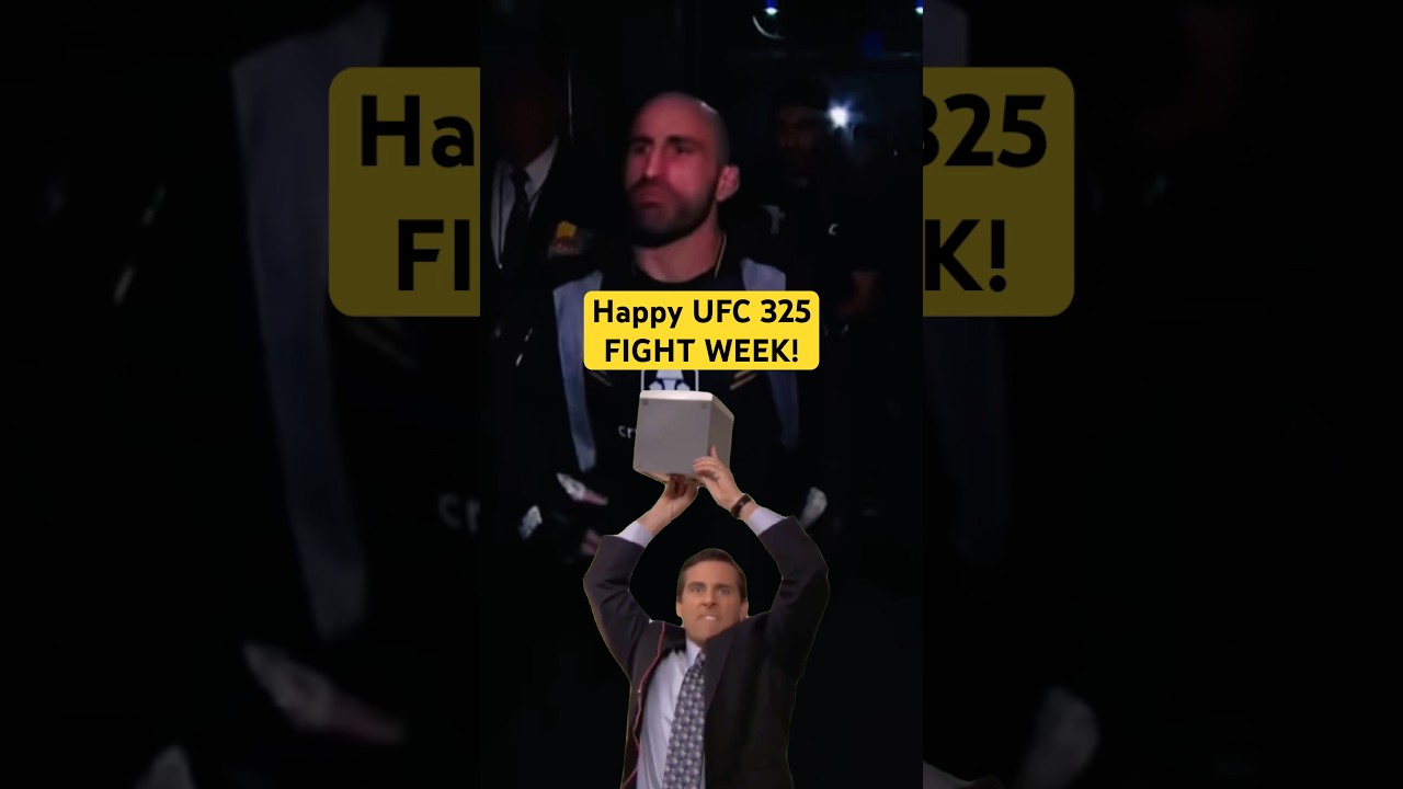 Happy UFC 325 FIGHT WEEK! 