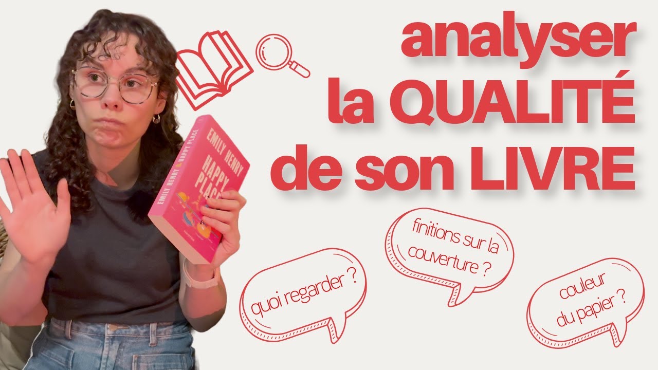 Comment ANALYSER la qualité de son LIVRE ? 📖🔍