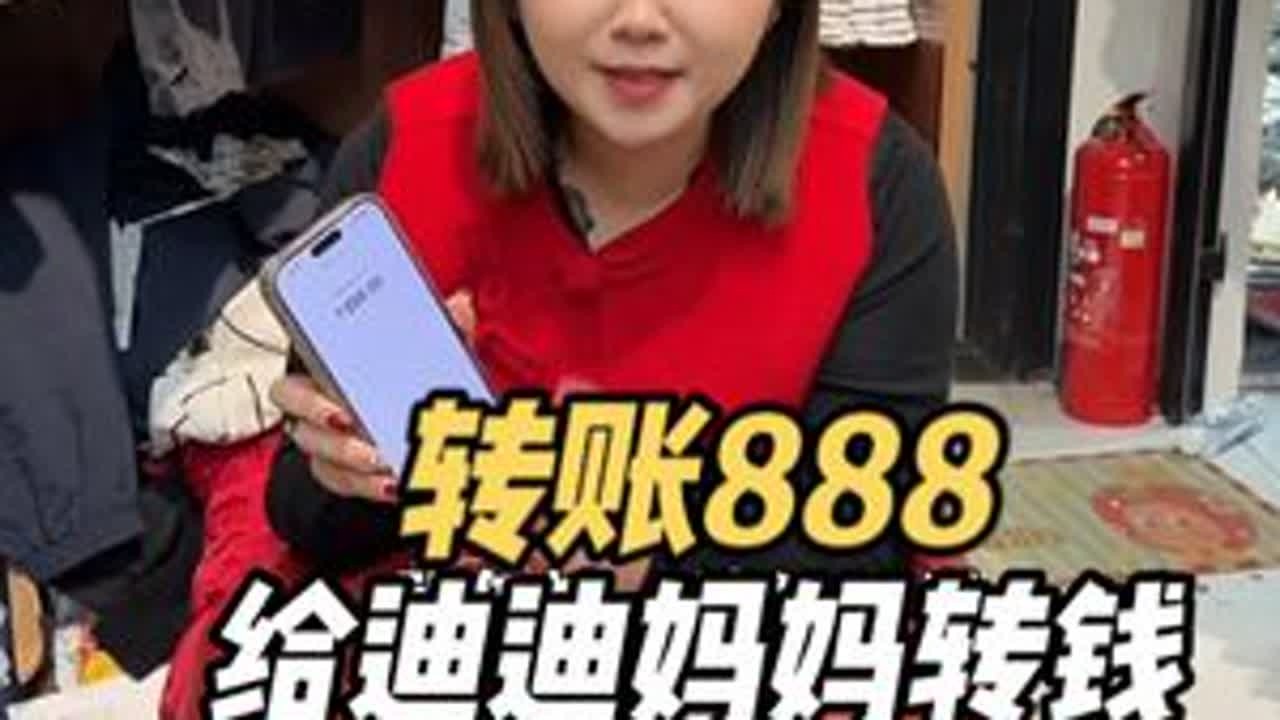 交代二弟和盼盼重要任务，去迪迪妈妈店里偷拍二维码，直接转账888 这钱必须得收下！#过年回家 #人情世故