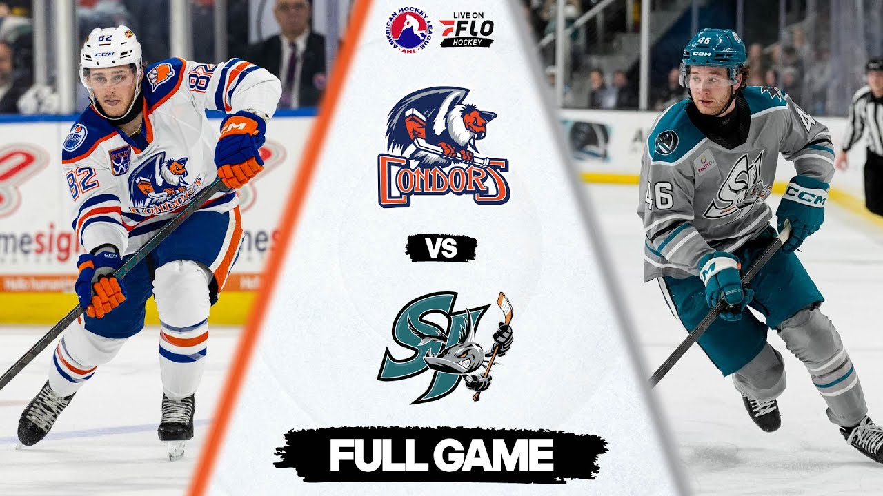 AHL Free Live Stream - Bakersfield Condors vs San Jose Barracuda | FloHockey