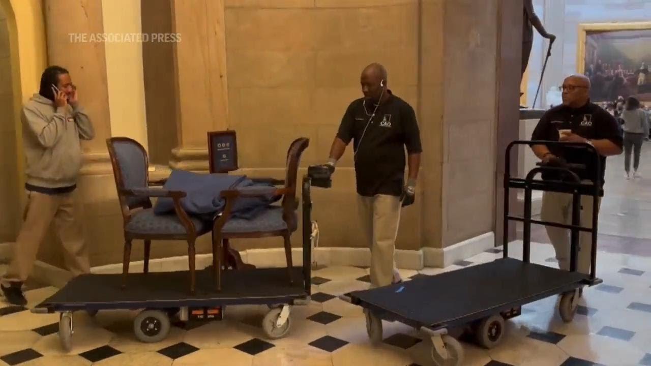 Movers prepare speaker's office for new leadership