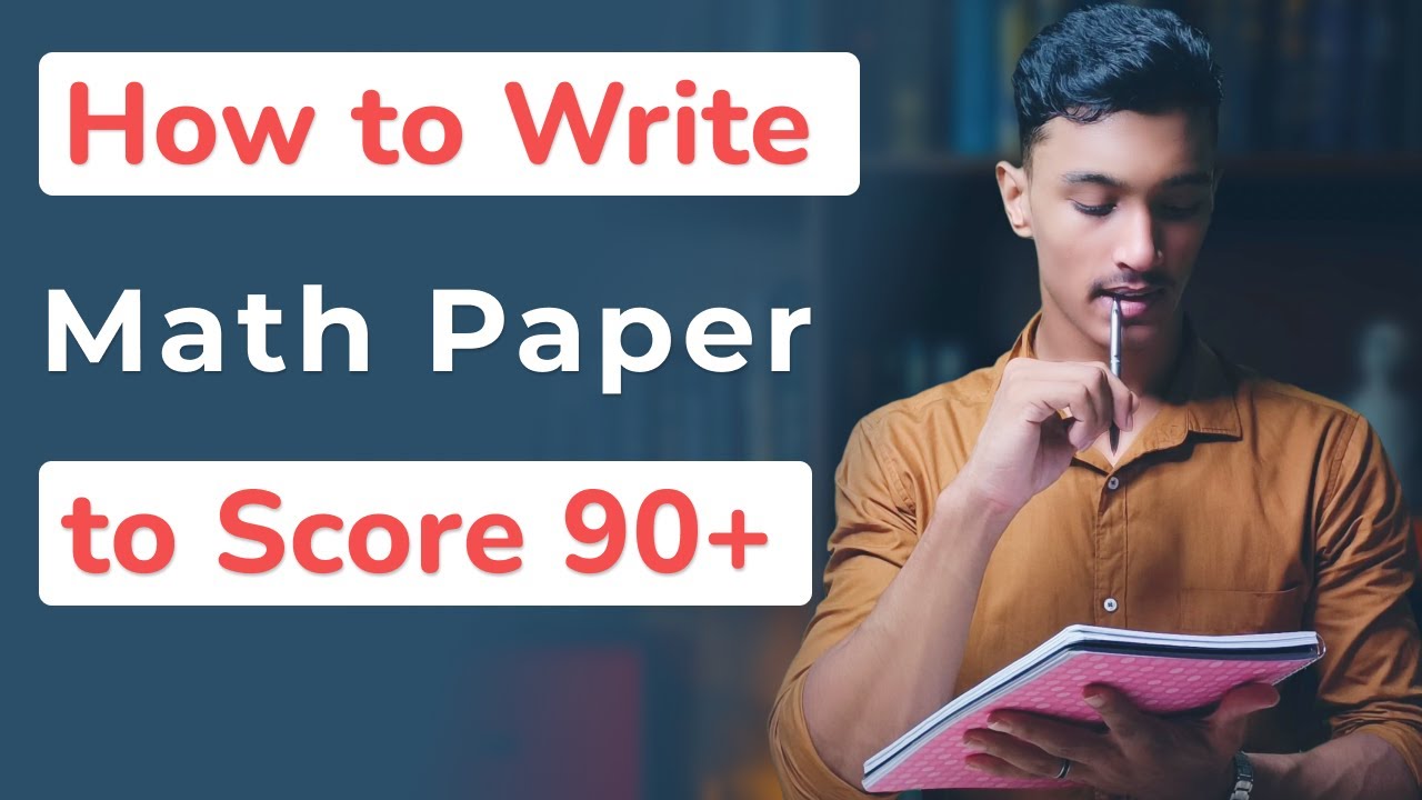 How to write math paper in exam class 10 | Score 90+ in math exam | Math paper presentation