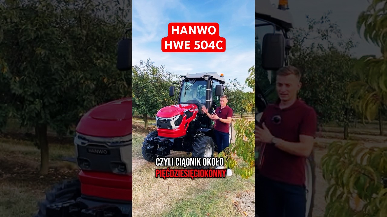 Ciągnik 🚜 niby mały, ale jednak nie tak do końca - HANWO z serii HWE 