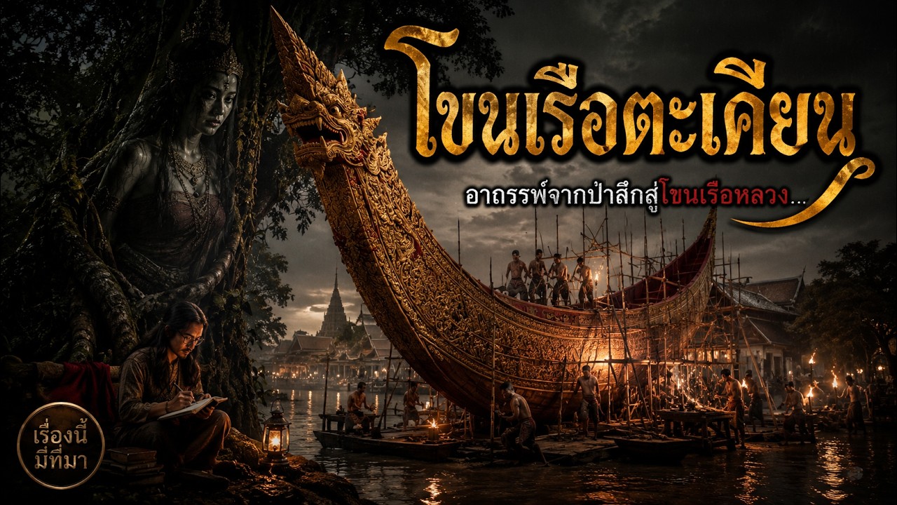 โขนเรือตะเคียน - อาถรรพ์จากป่าลึกสู่โขนเรือหลวง l มันมีที่มา EP.33