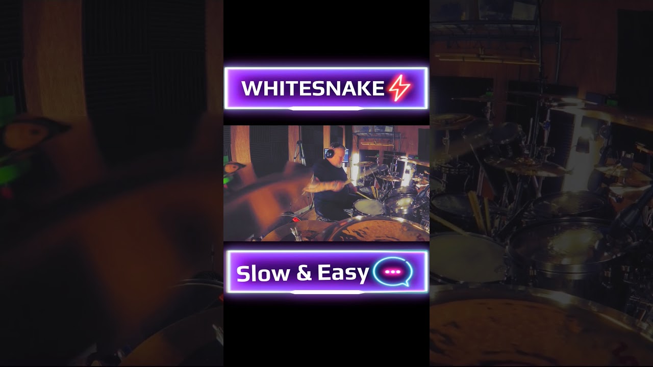 WHITESNAKE - Slow & Easy #tamadrums #vatersticks #zildjian #whitesnake