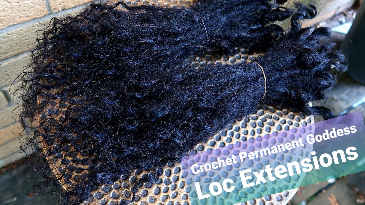 Permanent Boho Goddess Loc Extensions! Handmade Crochet Method
