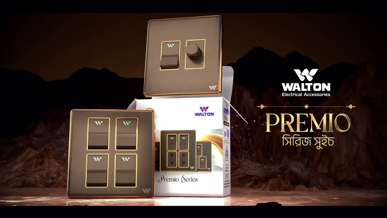 WALTON Premio Gang series Switch and Socket
