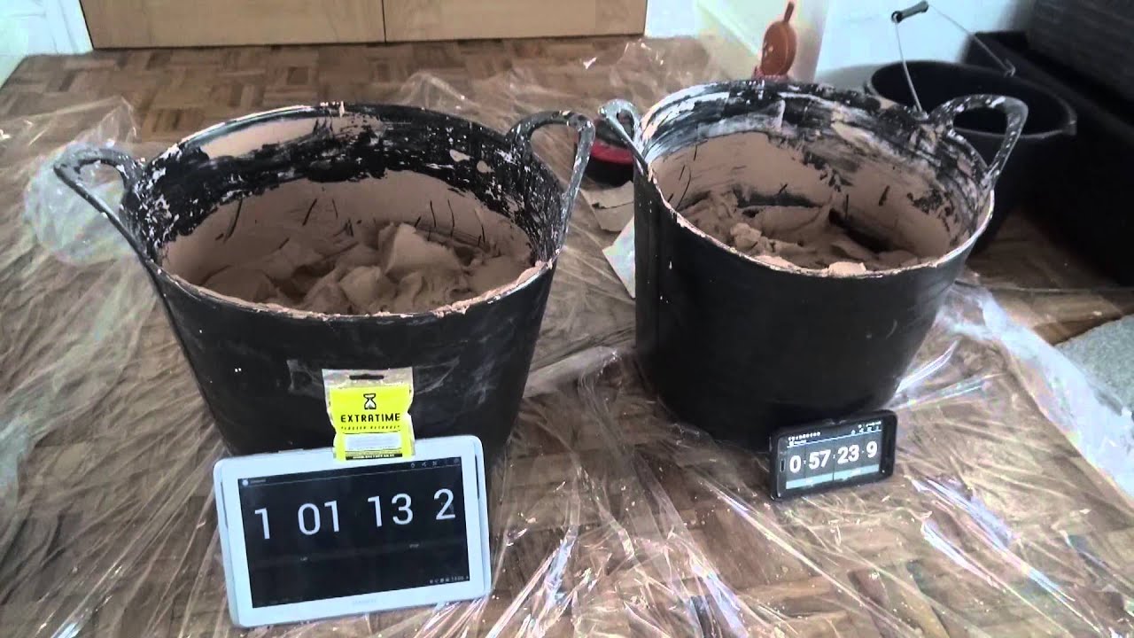 ExtraTime Plaster Retarder Bucket Test