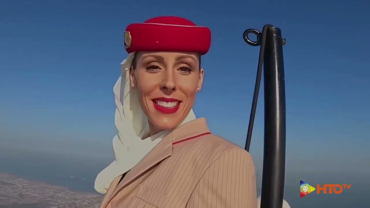 Spettacolare spot di Emirates per Expo 2020 Dubai dalla cima del Burj Khalifa - www.HTO.tv