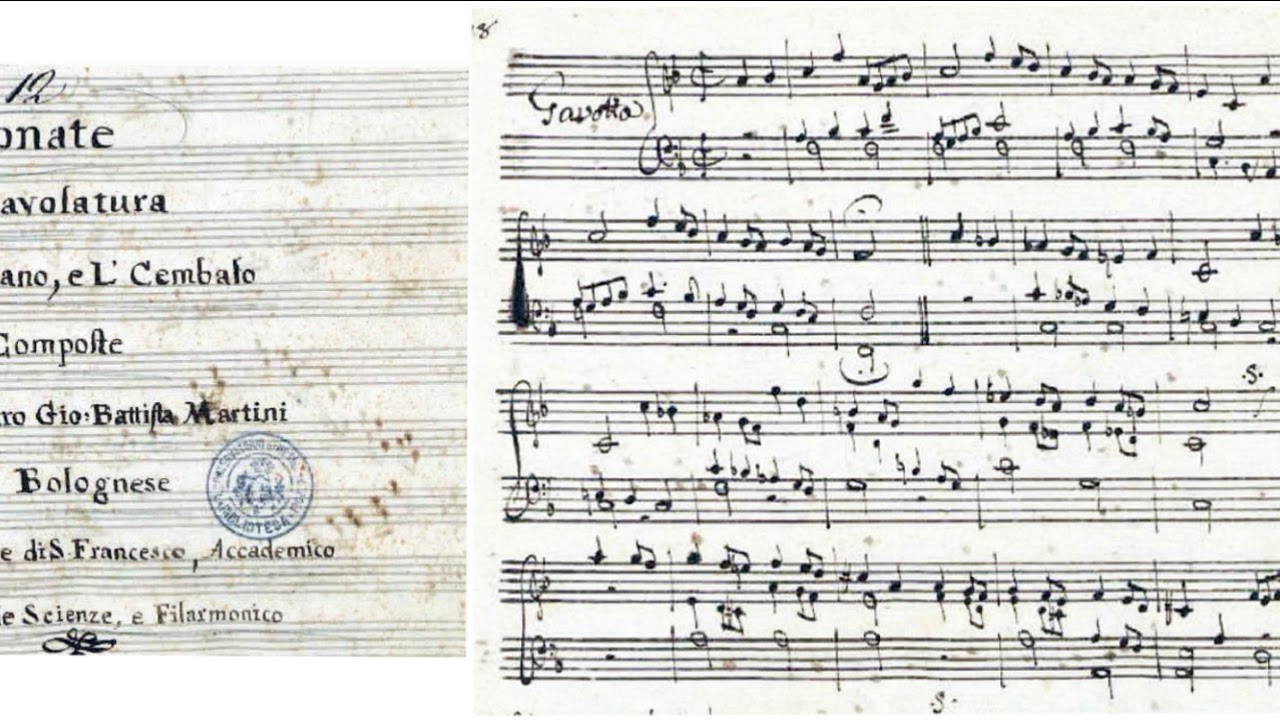 Giovanni Battista Martini (1706-1784): Celebre Gavotta. Organ interpretation