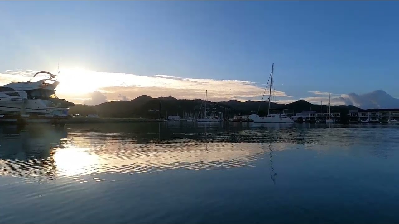 Paddle Boarding in Jolly Harbour - December 20, 2023