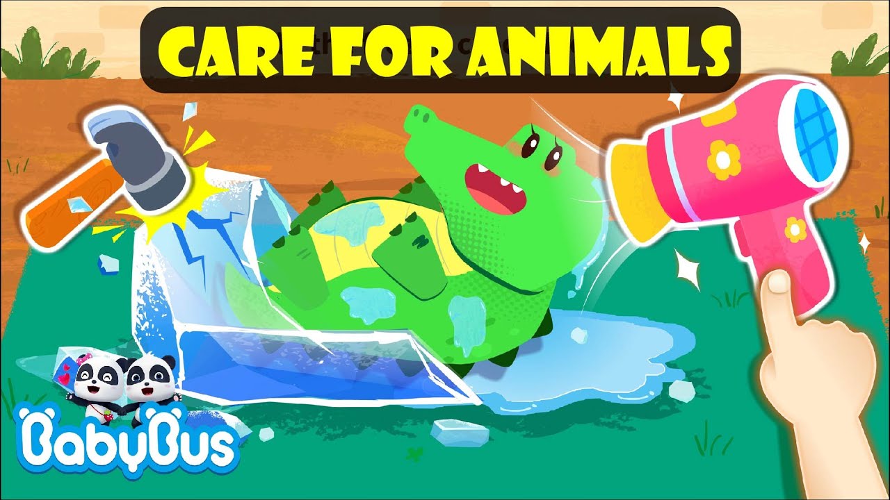 Baby Panda Care for Animals - Help Injured Animals | BabyBus Gameplay