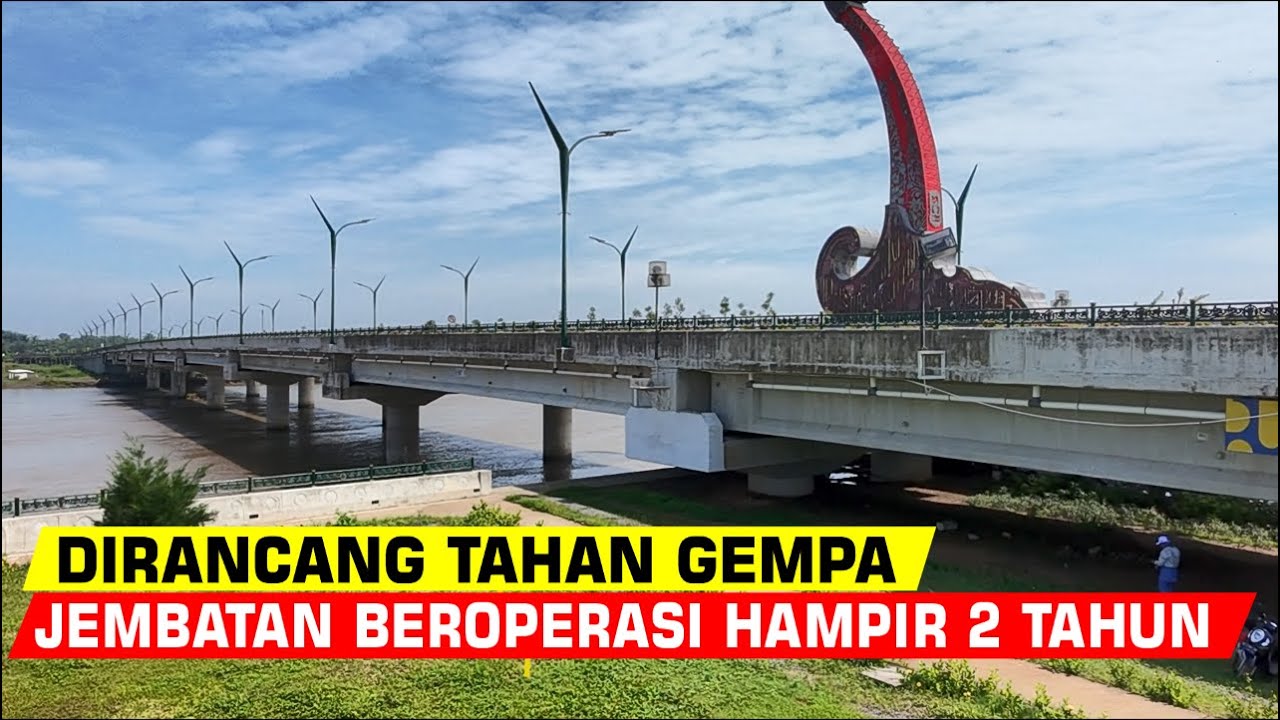 HAMPIR DUA TAHUN BEROPERASI BEGINI KONDISI JEMBATAN YANG DULU DIANGGAP TERPANJANG DI YOGYAKARTA
