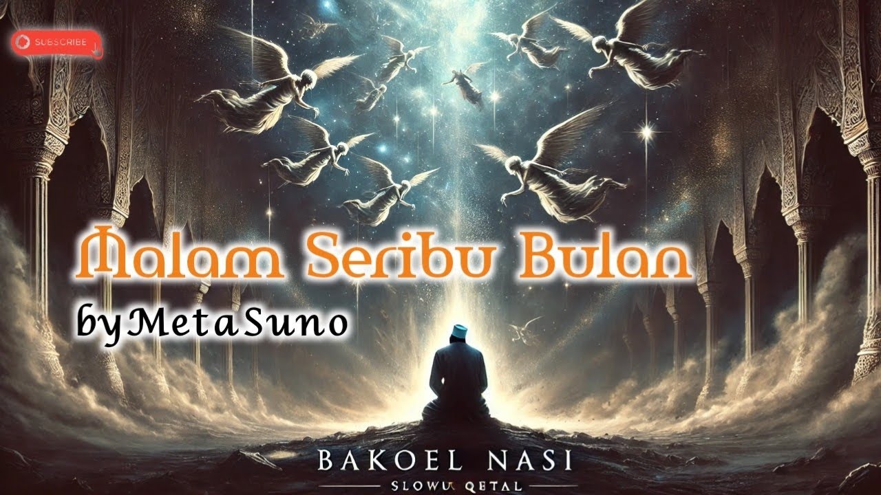 Malam Seribu Bulan ( Official Lyrics Video )| by Metal Suno #trending #viralvideo #music #ramadan
