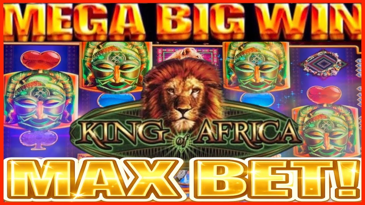 **HUGE BONUS!!!** MAX BET!!! 25 FREE SPINS On King of Africa Slot Machine (WMS)