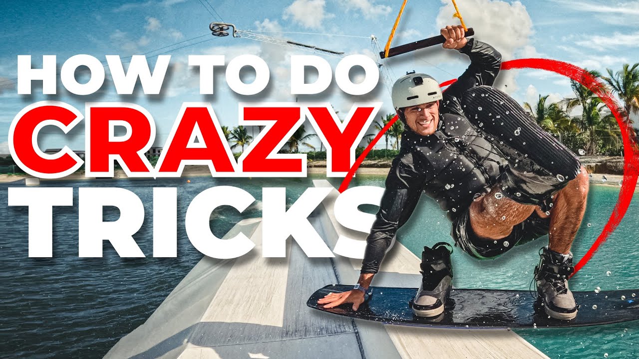 How To Learn CRAZY Wakeboarding Tricks | How To Be Creative In The Wake Park | Cable Wakeboarding