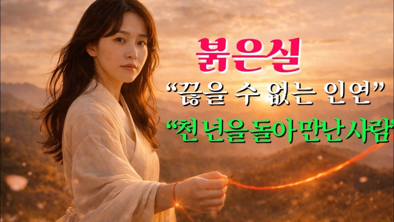 〈붉은 실〉천 년을 돌아 다시 만난 단 하나의 운명 #정통 트로트 #트로트 