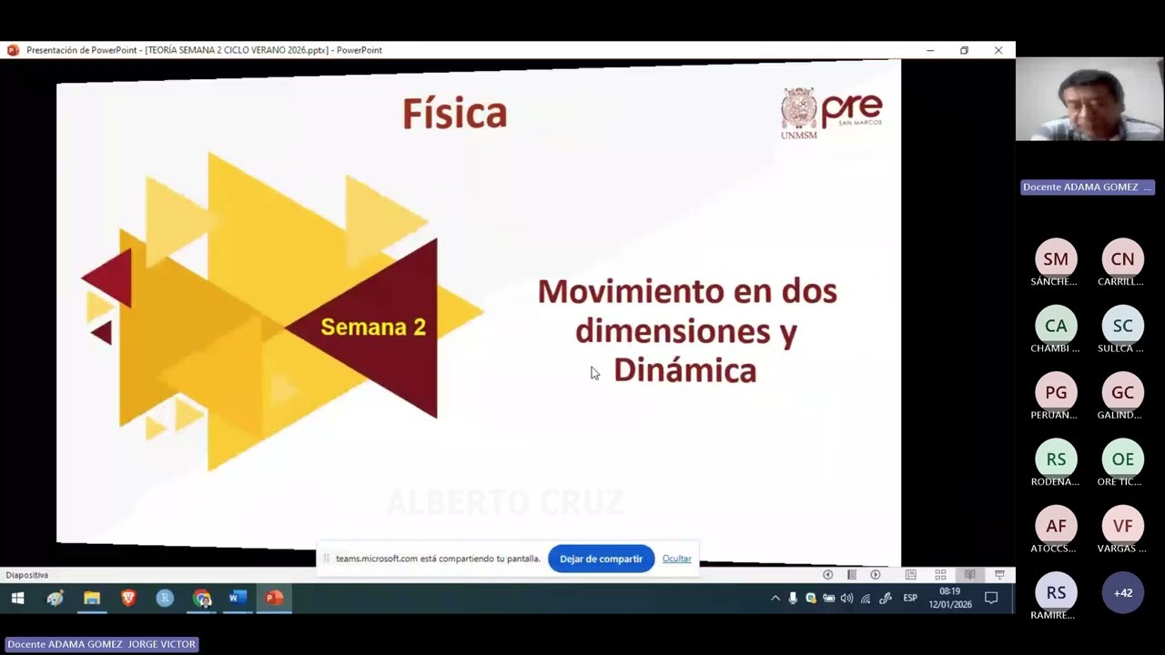 Física - Semana 02 - Pre San Marcos Ciclo Especial de Verano 2026 (Nuevo Ciclo)